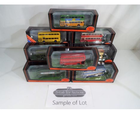 Exclusive First Editions - Twenty four diecast models of buses by Exclusive First Editions, all in 1:76 scale. All models app