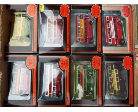 EFE - twenty four diecast model buses 1:76 scale all appear mint in sealed window boxes