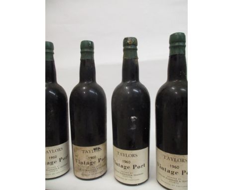 Four bottles of 1960 Taylors vintage port 