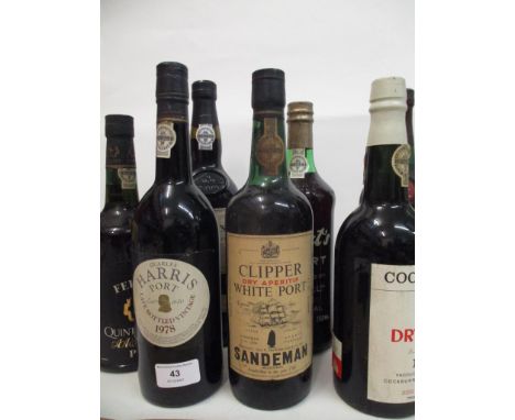 Seven bottles of mixed port to include Late Bottle Vintage 1978 