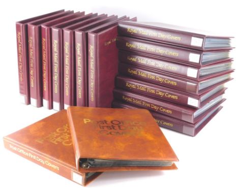 GB first day covers, sixteen albums, 1000+ 1983 - 2019.