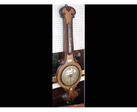 A 19th century barometer/thermometer 
