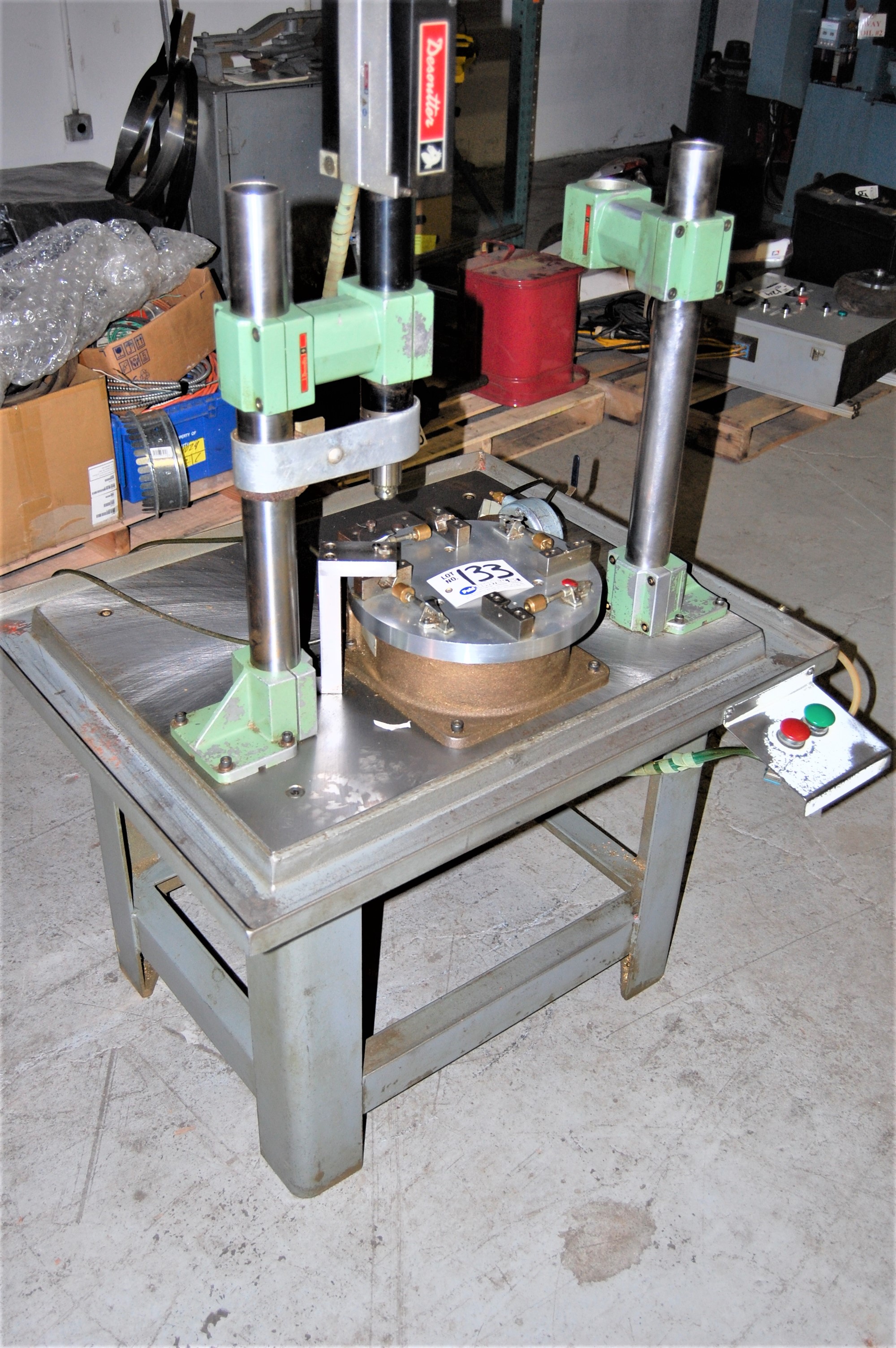 12" Rotating Table on 30" x 36" with regulators