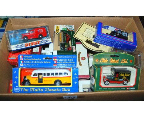 Two boxes of various models including Dinky, Days Gone etc in original boxes, approximately seventy-five Condition Report: Av