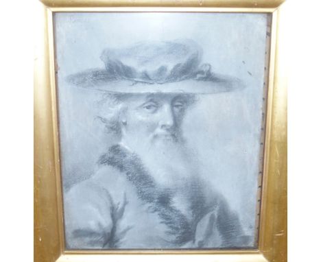 AFTER RAMSAY Portrait of a merchant, pastel, 29 x 24cm and another, 36 x 25cm (2) Condition Report: Available upon request