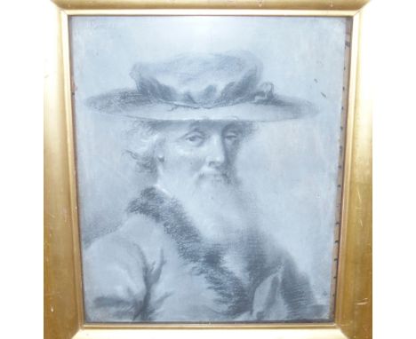 AFTER RAMSAY Portrait of a merchant, pastel, 29 x 24cm and another, 36 x 25cm (2) Condition Report: Available upon request