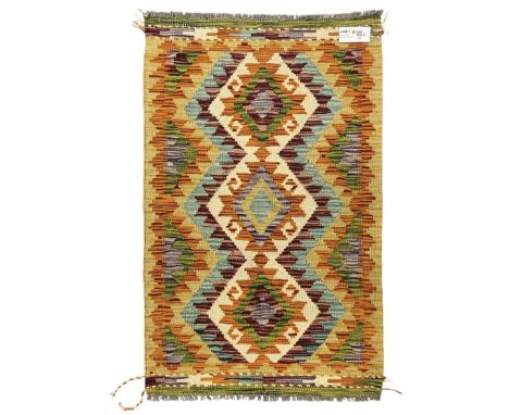 Chobi Kelim runner, 142x49cm and a Chobi Kelim rug, 102x64cm, (2)