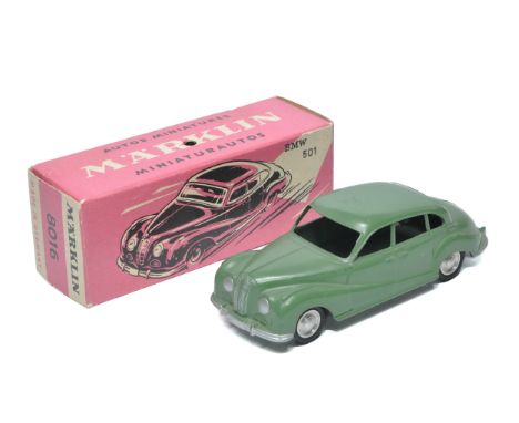 Marklin No. 8016 BMW 501. Light Olive Green. Displays excellent with little sign of wear. In excellent original box. 