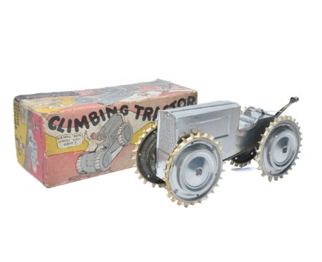 Animate (USA) Tinplate Crawler Tractor. Displays very good with good original box. 