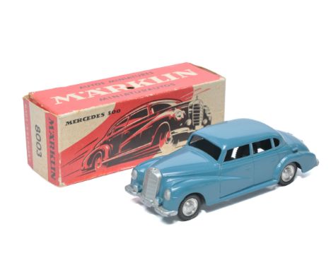 Marklin No. 8003 Mercedes 300. Blue. Displays excellent with little sign of wear. In very good original box. 