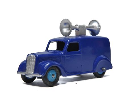 Dinky no. 492 Loud speaker van. Royal Blue. Displays excellent with little sign of wear. 