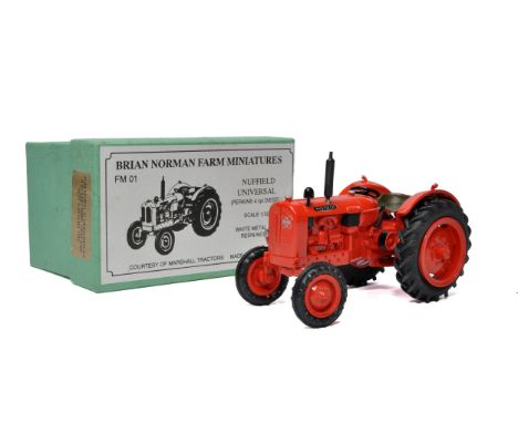 Brian Norman 1/32 hand-built farm model issue comprising Nuffield Universal Tractor. With original box. 