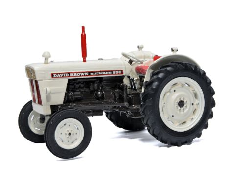 Scaledown Models 1/32 White Metal Farm Model issue comprising David Brown Selectamatic 990 Tractor. One rear wheel requires r