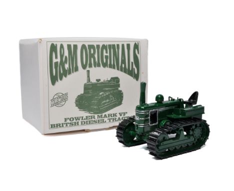 G&amp;M Originals 1/32 Hand Built Farm Model issue comprising Fowler Mark VF Crawler Tractor. With original box. 