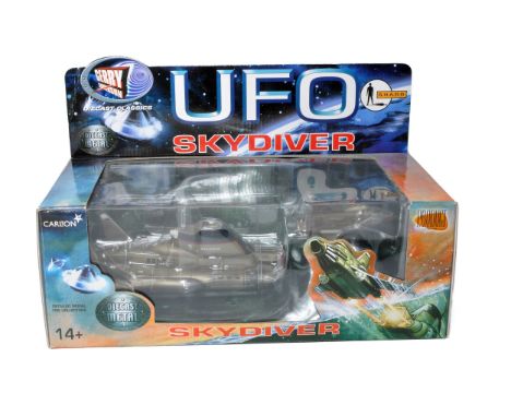 Product Enterprise Diecast Scale Model comprising Skydiver from UFO (Gerry Anderson). Looks to be excellent in box. 