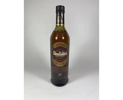 1 X 70CL BOTTLE - GLENFIDDICH 15 YEAR OLD SOLERA RESERVE SINGLE MALT SCOTCH WHISKY 