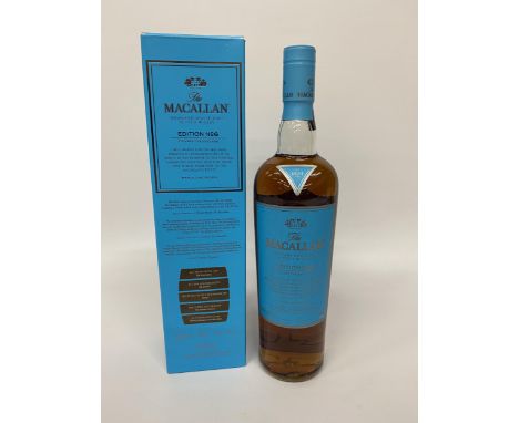 1 X 70CL BOXED BOTTLE - THE MACALLAN EDITION 6 HIGHLAND SINGLE MALT SCOTCH WHISKY 