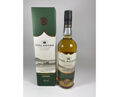 1 X 70CL BOXED BOTTLE - FINLAGGAN OLD RESERVE ISLAY SINGLE MALT SCOTCH WHISKY 