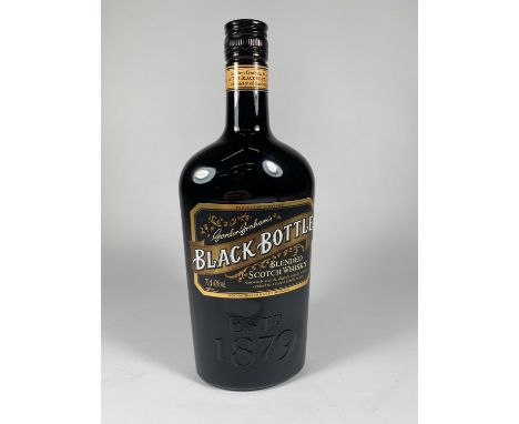 1 X 70CL BOTTLE - GORDON GRAHAM'S BLACK BOTTLE BLENDED SCOTCH WHISKY 