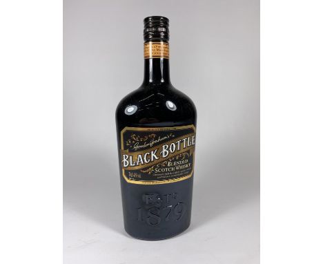 1 X 70CL BOTTLE - GORDON GRAHAM'S BLACK BOTTLE BLENDED SCOTCH WHISKY 