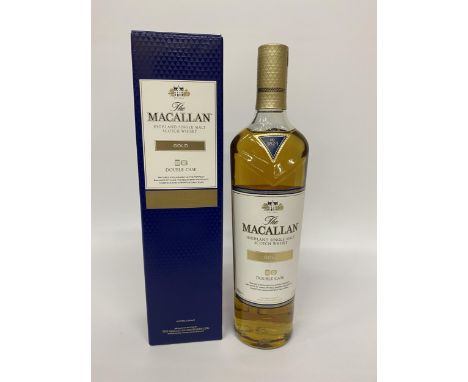 1 X 70CL BOXED BOTTLE - THE MACALLAN GOLD DOUBLE CASK HIGHLAND SINGLE MALT SCOTCH WHISKY 