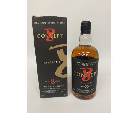 1 X 70CL BOXED BOTTLE - TEANINICH CONCEPT RELEASE 4 8 YEAR OLD SINGLE MALT SCOTCH WHISKY 