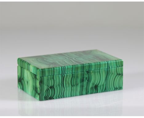 rectangular malachite box - Weight:  1.47 kg - Region: Belgique - Sizes: H=55mm L=165mm - Condition: At first sight - good co