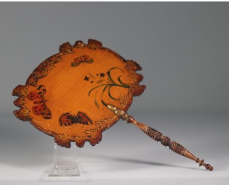 19th century painted wooden whisperer - Weight:  80 g - Sizes: H=360mm L=235mm - Condition: At first sight - good condition -
