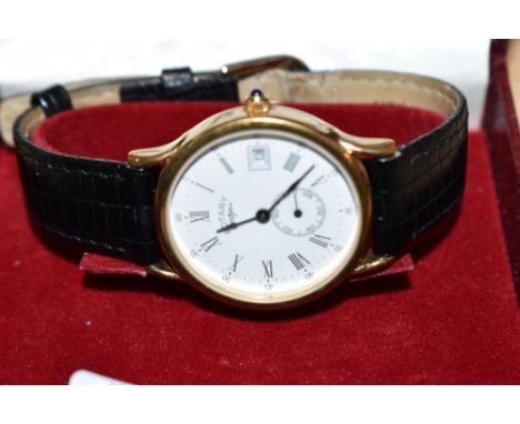 A Rotary wristwatch, having a white dial with Roman numerals, subsidiary dial and date aperture, along with another Rotary wr