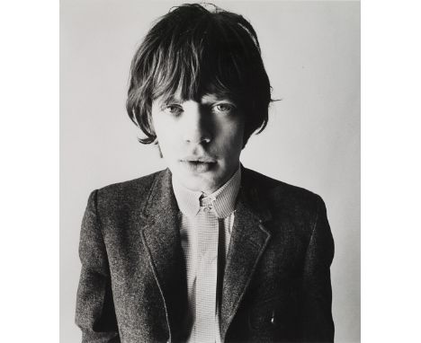 108
DAVID BAILEY  1938
Mick Jagger giovane  c. 1963-1964
Stampa fotografica alla gelatina sali d’argento. Firma dell’autore a