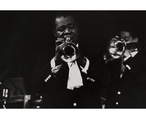 266
DENNIS STOCK  1928-2010
Louis Armstrong  1958
Stampa fotografica alla gelatina sali d’argento.  Timbro dell’autore al ver