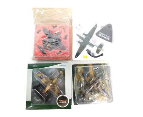 Oxford Aviation 1:72 scale and other aeroplanes, to include Hawker Hurricane, etc., boxed. (4)