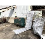 Located: Vincennes, IN -- Green horizontal tank, loading fee $50 ***Note from Auctioneer: Loading