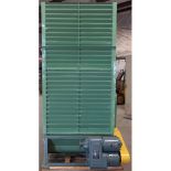 Located: Tyler, TX -- CPM Vertical Cooler 2 stage, last running animal feed rated at 3-5 tons per