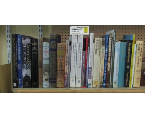 A quantity of books about the Mayflower and related subjects, together with a quantity of commemorative china and glass inclu