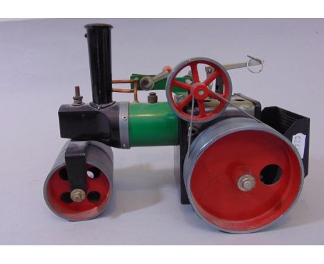 Mamod Steamroller, steam engine with burner 