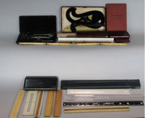 Collection of various engineering measuring tools 