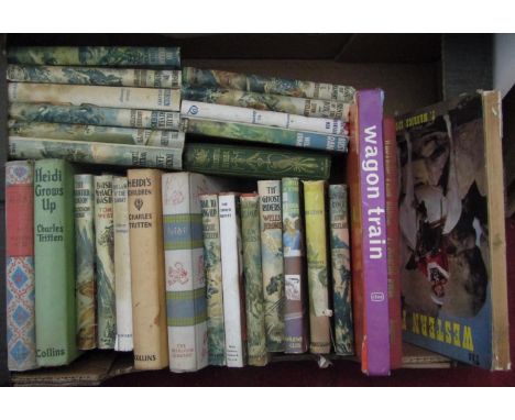A quantity of vintage Western adventure books, most with original dust jackets (1) 
