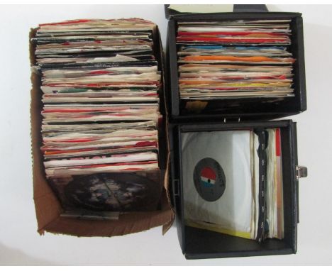 A quantity of vinyl 45rpm records including Northern Soul, 60s, 70s and 80s Pop and Rock, artists include George Carrow, Darr