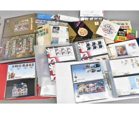 THREE ALBUMS OF MODERN GREAT BRITAIN STAMPS, two albums with First Day Covers from 2007-2018, together with a few mint sheets