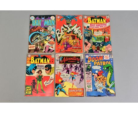 VARIOUS COMICS, to include Batman, volume 1, issue 181, (first appearance of Poison Ivy), Doom Patrol, volume 1, issue 99, (f