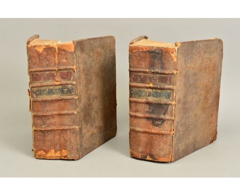 PHILLIPS, REV. WM. LUKE, The Grand Imperial Bible, two volume set, 1766, presumed 2nd edition following the first edition in 