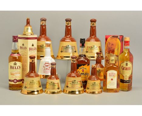 A COLLECTION OF BLENDED WHISKY, comprising a bottle of Grant's 'The Family Reserve', seal intact, boxed, a bottle of Bell's E