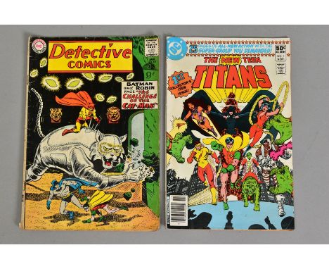 VARIOUS COMICS, to include New Teen Titans, volume 1, issue 1, (Raven, Cyborg and Starfire join Teen Titans) and Detective co