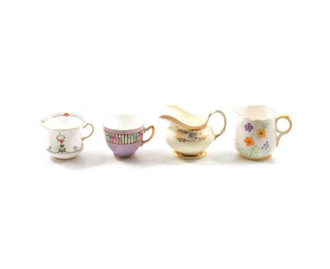 Box of assorted bone china part tea services including Tuscan, Paragon, Melba Bone China.