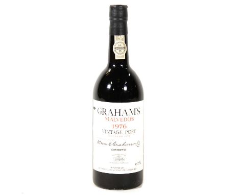 Graham's Malvedos 1976 vintage port, bottled 1978, 1 bottle.
