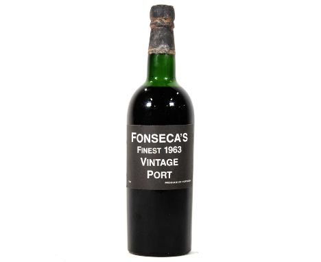 Fonseca 1963 finest vintage port, 1 bottle.