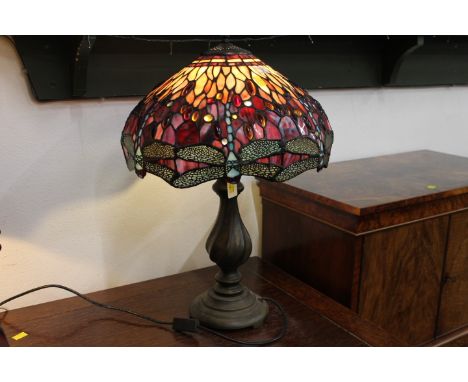 Tiffany style table lamp, height approximately 60 cm 