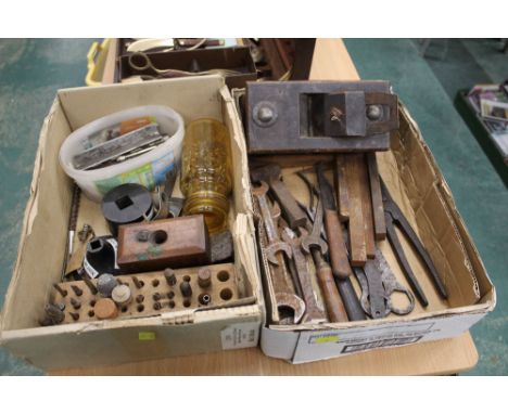 Hand tools, drill bits etc