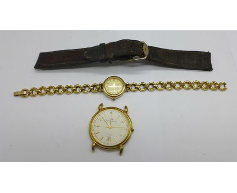 A Maurice Lacroix quartz wristwatch and a lady's Rotary wristwatch 